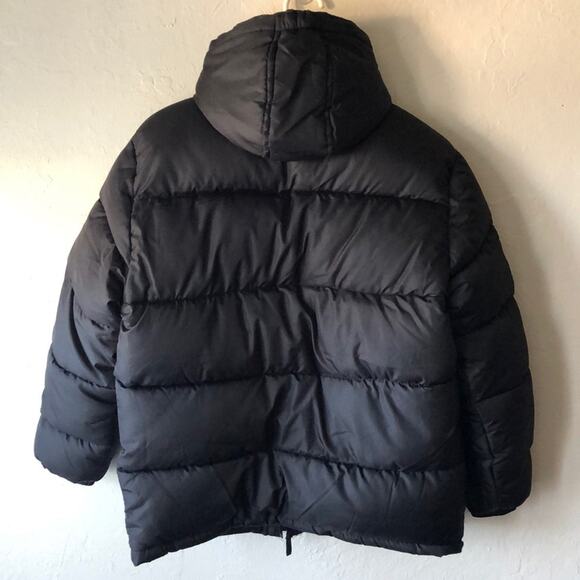 Very Warm Black Winter Puffer Jacket - Picture 3 of 5
